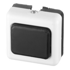 Кнопка для звонка проводного черно-белая прямоугольная - фото 5