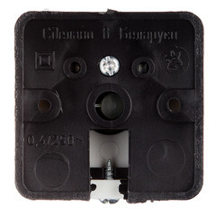 Кнопка для звонка проводного черно-белая прямоугольная - фото 4