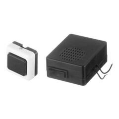 Звонок Svet ЭВ-04 проводной с кнопкой 1 мелодия черный - фото 4