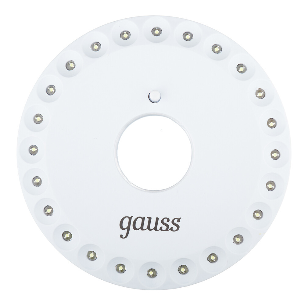 Изображение товара Кемпинговый светодиодный фонарь Gauss 24 LED 5 Вт с магнитом и карабином