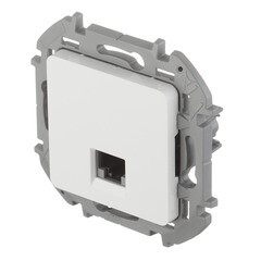 Розетка компьютерная Legrand Inspiria встраиваемая белая RJ45 (673825) - фото 2