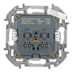 Розетка Legrand Inspiria встраиваемая слоновая кость с USB Type-C (673771) - фото 3