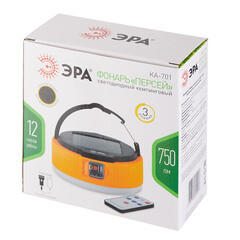 Фонарь кемпинговый Эра светодиодный 37 LED 10 Вт аккумуляторный Li-Ion пластик на солнечной батарее (Б0054044) - фото 4