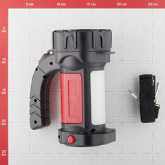 Фонарь ручной Эра (Б0052745) светодиодный 17 LED 8 Вт аккумуляторный Li-Ion пластик поворотная ручка - фото 2