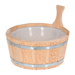 Ушат Банные штучки Шайка 3,5 л с пластиковой вставкой (33428) - фото 1