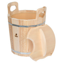 Запарник Банные штучки 14 л с крышкой (32695)