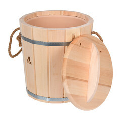 Ведро Банные штучки 10 л с крышкой (03710) - фото 4