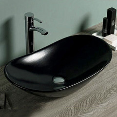 Раковина Melana 62 см накладная черная (7811AMB-805) - фото 3