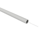 Труба гофрированная ПВХ 32 мм КМ легкая с зондом серая (25 м) (Б0060607)