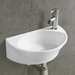 Раковина Melana 41 см подвесная белая (7717X-805) - фото 3