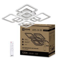 Светильник светодиодный накладной IN HOME Elegant Aris 3000-6500К 120 Вт 70 кв.м белый IP40 - фото 10