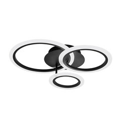 Изображение товара Светильник светодиодный накладной IN HOME Elegant Bliss 3000-6500К 60 Вт 70 кв.м черный IP40 с пультом