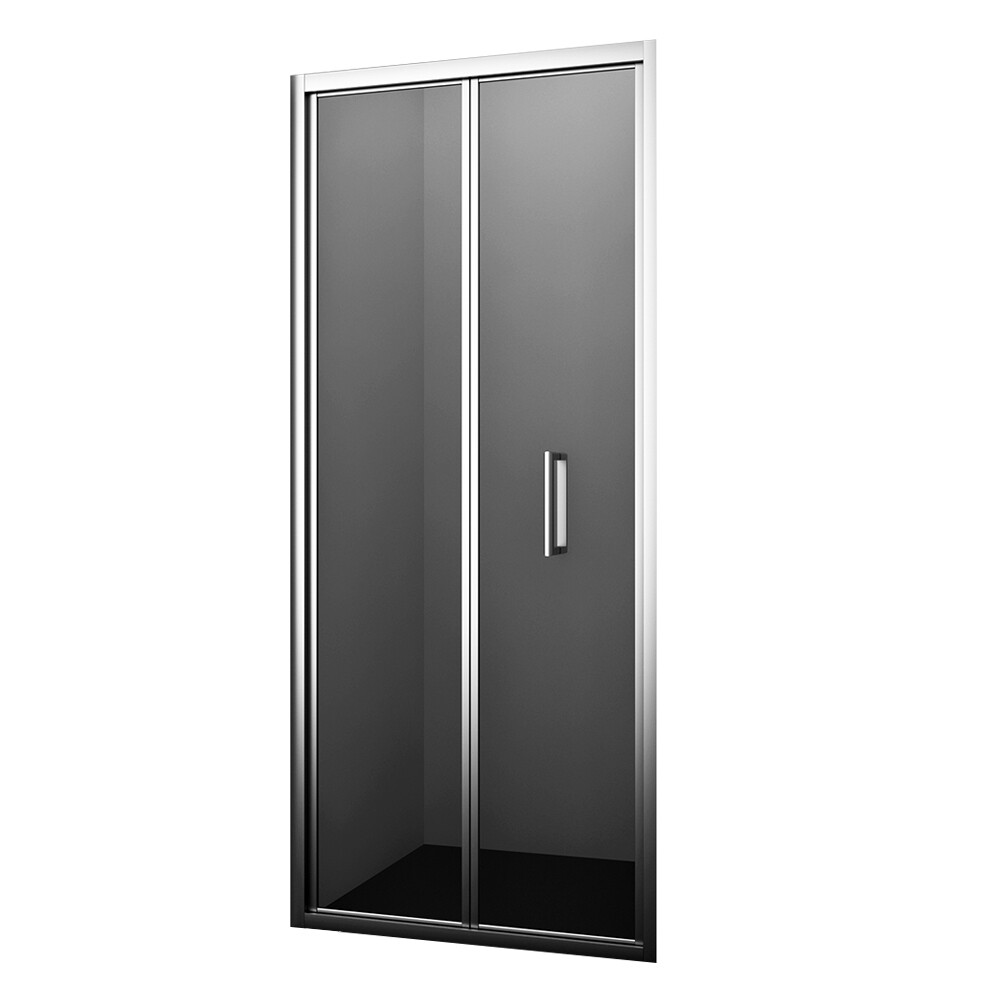 Изображение товара Душевая дверь WasserKraft Weser 78F 100x200 см складная прозрачное стекло хром