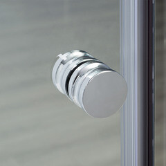 Душевая дверь WasserKraft Vils 56R стекло прозрачное 110х200 см профиль хром 6 мм раздвижная (56R13) - фото 8