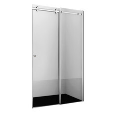 Душевая дверь раздвижная стекло прозрачное WasserKraft Vils 56R 100х200 см профиль хром (56R12)