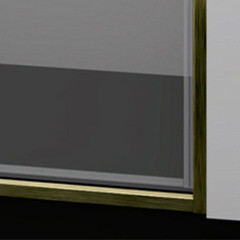 Душевая дверь WasserKraft Aisch 55P стекло прозрачное 120х200 см профиль золото 6 мм распашная (55P05) - фото 3