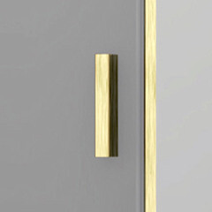 Душевая дверь WasserKraft Aisch 55P стекло прозрачное 120х200 см профиль золото 6 мм распашная (55P05) - фото 10