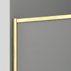 Душевая дверь WasserKraft Aisch 55P стекло прозрачное 120х200 см профиль золото 6 мм распашная (55P05) - фото 7