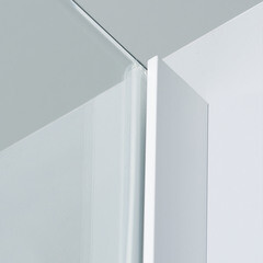 Душевая дверь WasserKraft Rhin 44S стекло прозрачное 110х200 см профиль белый 6 мм раздвижная (44S13) - фото 2