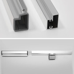 Душевая дверь WasserKraft Berkel 48P стекло прозрачное 110х200 см профиль хром 6 мм распашная (48P13) - фото 7