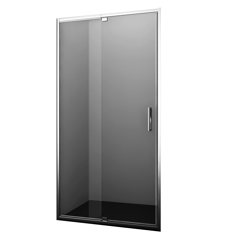 Изображение товара Душевая дверь WasserKraft Berkel 48P 120х200 см стекло прозрачное хром распашная