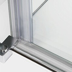 Душевая дверь WasserKraft Salm 27I стекло прозрачное 90х200 см профиль хром 6 мм поворотная (27I04) - фото 5