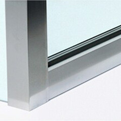 Душевая дверь WasserKraft Salm 27I стекло прозрачное 90х200 см профиль хром 6 мм поворотная (27I04) - фото 3