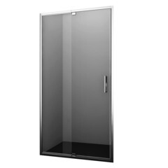 Изображение товара Душевая дверь WasserKraft Berkel 48P стекло прозрачное 110х200 см профиль хром 6 мм распашная (48P13)
