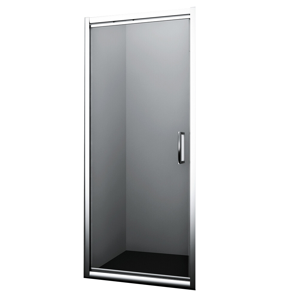 Изображение товара Душевая дверь WasserKraft Salm 27I 80х200 см стекло прозрачное поворотная хром