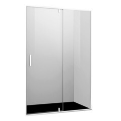 Изображение товара Душевая дверь WasserKraft Neime 19P стекло прозрачное 90х200 см профиль белый 6 мм распашная (19P04)