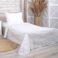 Одеяло легкое 1,5-спальное синтетическое волокно (519132) - фото 2