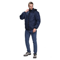 Куртка рабочая Delta Plus Бомбер-Люкс 52-54 рост 182-188 см темно-синяя - фото 8