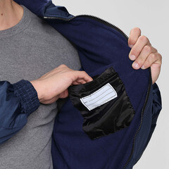 Куртка рабочая Delta Plus Бомбер-Люкс 52-54 рост 182-188 см темно-синяя - фото 5