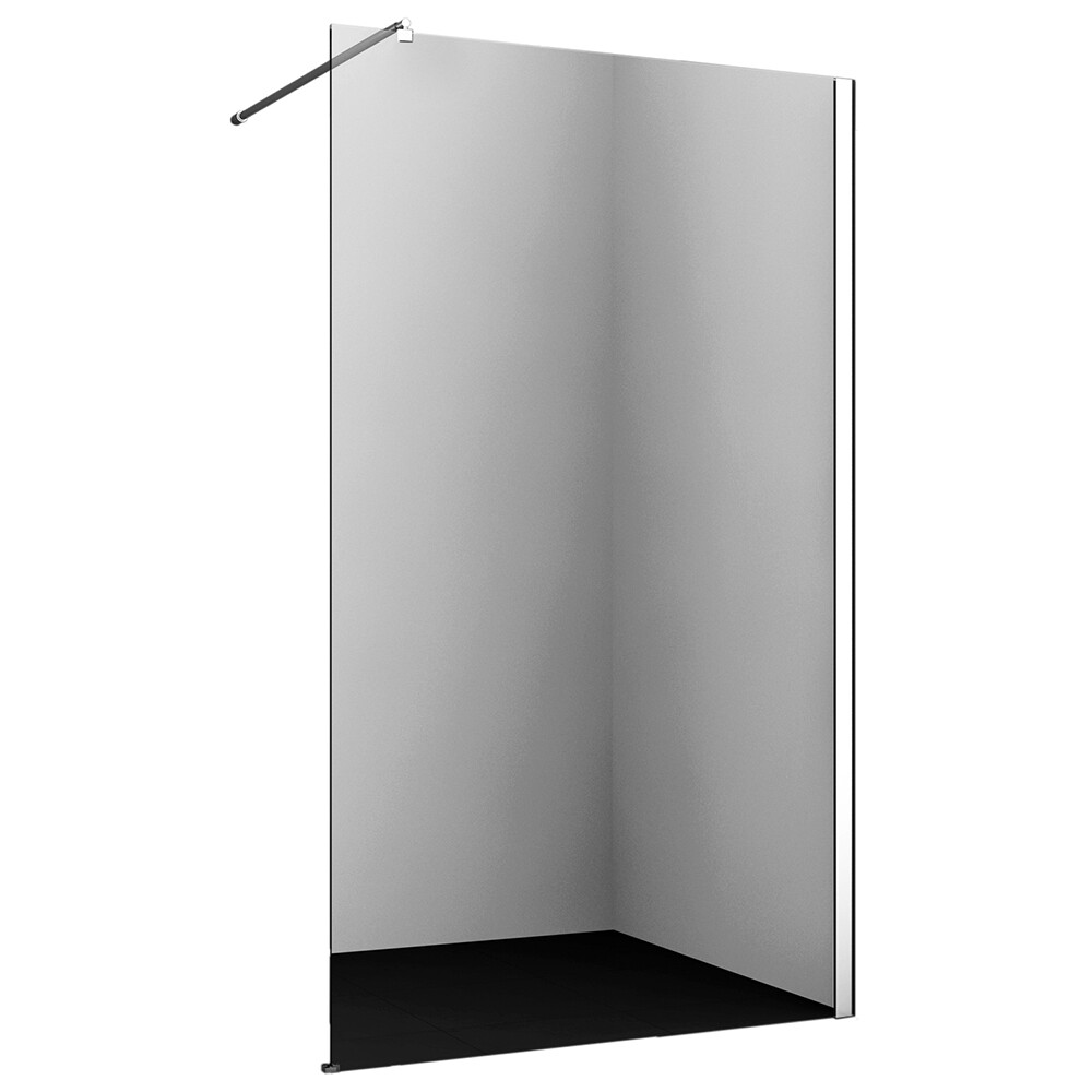 Изображение товара Душевая перегородка Walk in WasserKraft Rossel 120х200 см прозрачное стекло хром