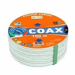 Изображение товара Кабель коаксиальный телевизионный SAT 703E 1х6,8 мм экранированный AVS Electronics белый (100 м)