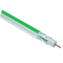 Кабель коаксиальный телевизионный SAT-703 Dg 1х6,8 мм экранированный AVS Electronics белый (100 м) - фото 2