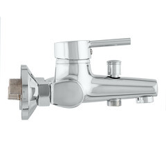 Смеситель для ванны Lavelly Smart хром однорычажный с коротким изливом без лейки (624588) - фото 3