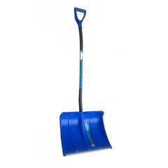 Изображение товара Лопата снеговая Инструм-Агро Монблан полипропилен с алюминиевым черенком 1420х490 мм (100175)