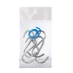 Изображение товара Крючок на рейлинг малый хром (5 шт.) (LE 311C)