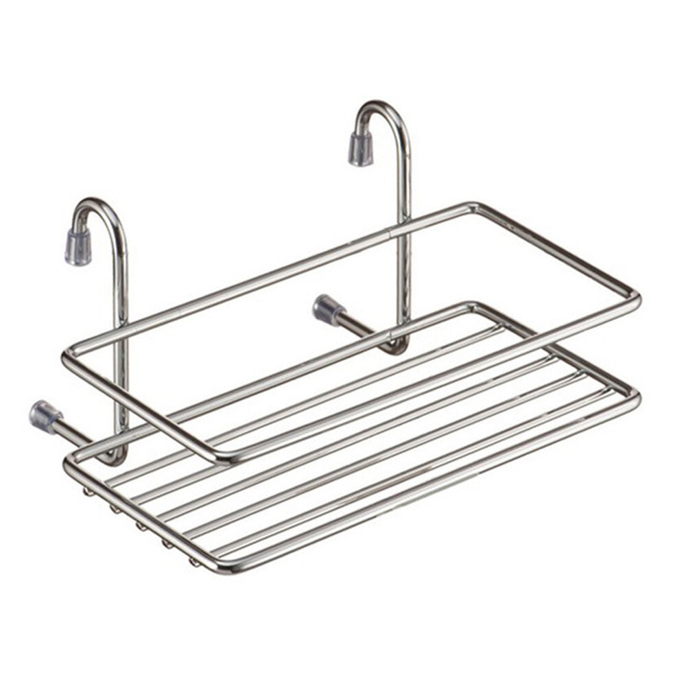 Изображение товара Полка на рейлинг короткая малая 200х150х105 мм хром (MX-061)