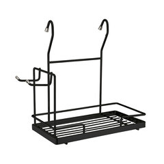 Изображение товара Держатель на рейлинг для миксера 275х155х270 мм черный матовый (YJ-G211 BL)