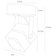 Спот настенный Arte Lamp Misam GU10 50 Вт 1 кв.м черный IP20 (A1315AP-1BK) - фото 2