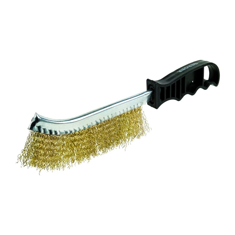 Изображение товара Корщетка ручная Berger омедненная 250 мм с пластиковой ручкой