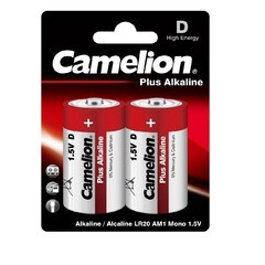 Изображение товара Батарейка Camelion Plus Alkaline LR20 1,5 В (2 шт.) (LR20-BP2)