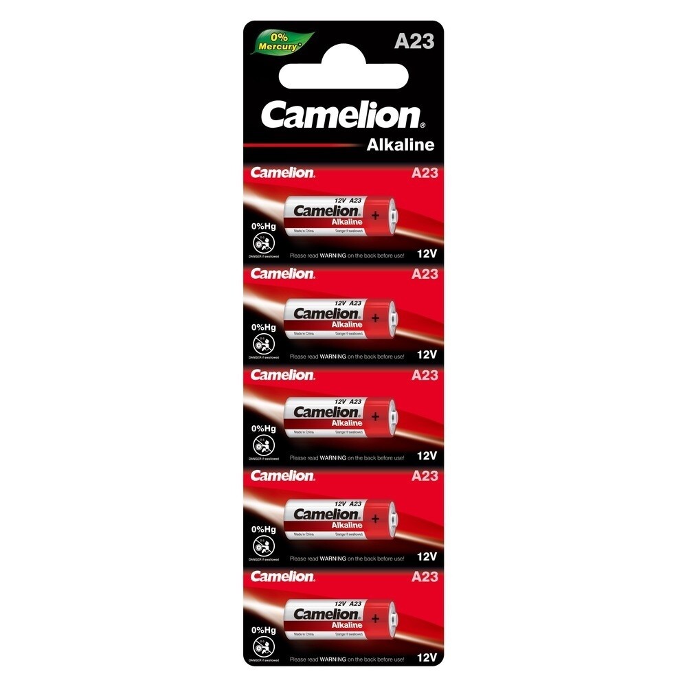 Изображение товара Батарейка Camelion A23 1,5 В щелочная Mercury Free (5 шт.)