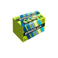 Батарейка Ergolux BP24 ААА мизинчиковая LR03 1,5 В (24 шт.) (LR03BP-24)