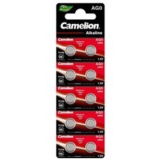Батарейка Camelion Mercury Free таблетка G0 1,5 В (10 шт.) (AG0-BP10)