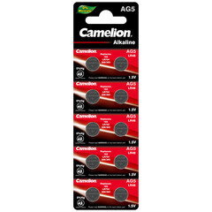 Батарейка Camelion Mercury Free таблетка G5 1,5 В (10 шт.) (AG5-BP10)
