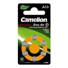 Батарейка Camelion Mercury Free таблетка A13 1,4 В (6 шт.) (A13-BP6)
