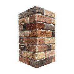 Изображение товара Искусственный камень угловой White Hills Лондон Брик микс (32 шт.=2,46 пог.м)
